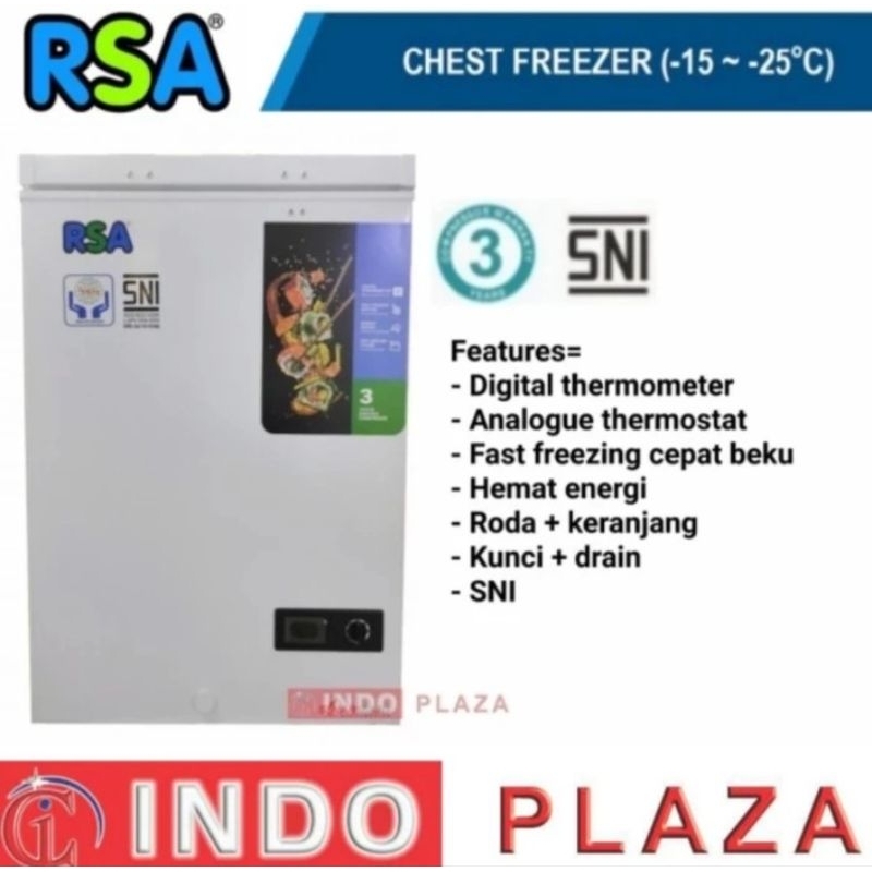 CHEST FREEZER RSA CF-160 150 LITER