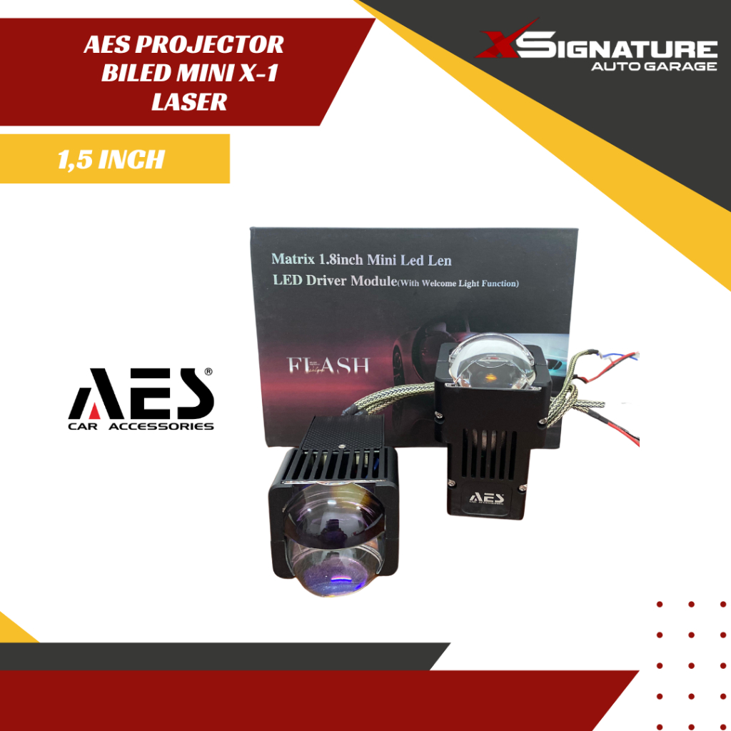 AES PROJECTOR BILED X-1 LASER 1,8 INCH