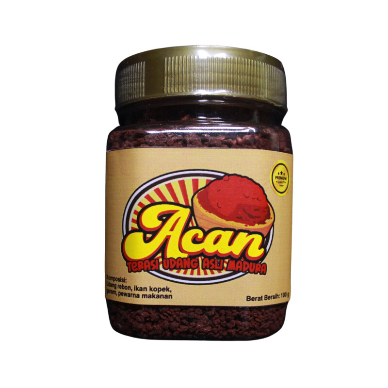 

ACAN - Terasi Udang dan Ikan Asli Madura 100 g