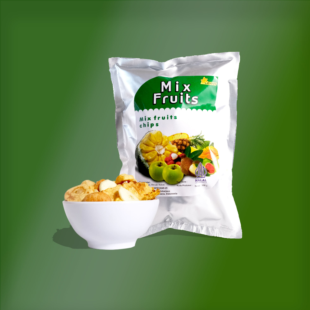 

MIX FRUIT CHIPS - KERIPIK BUAH MIX 150GR