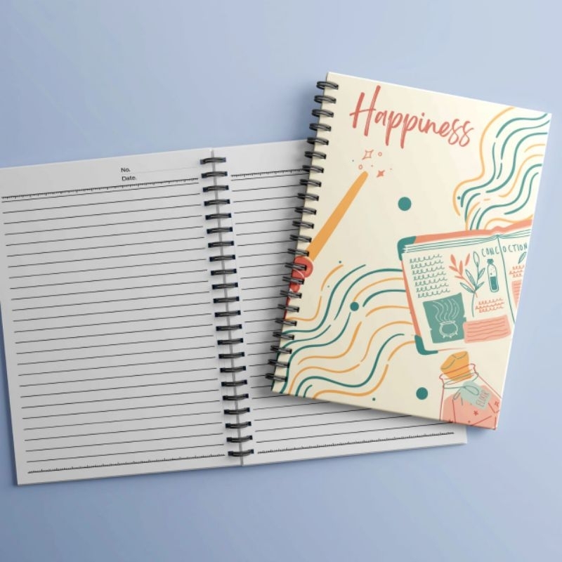 

(COD) Buku Tulis Ring A5 /Notebook A5/Buku Tulis Sekolah isi 50 lembar