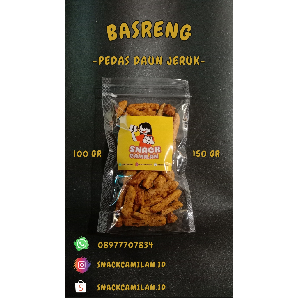 

Basreng Pedas Daun Jeruk Best Seller