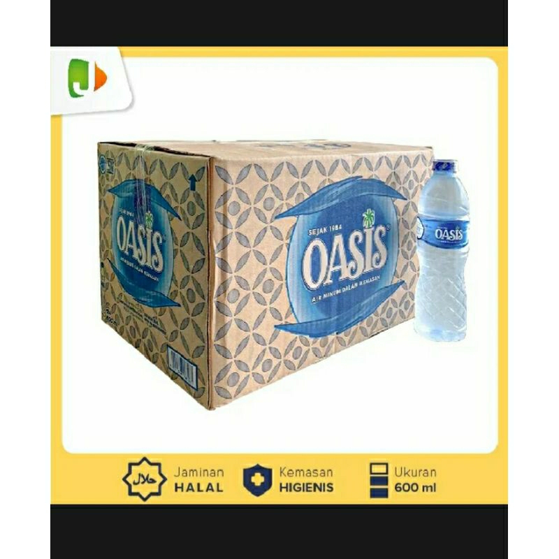 

Oasis Tanggung 600ml isi 24 botol