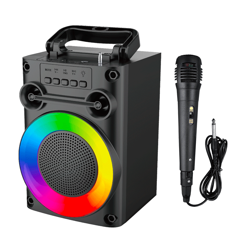 Speaker Bluetooth Karaoke Protable Super Bass Polytron Besar Original Mini Wireless Musik Box Full B