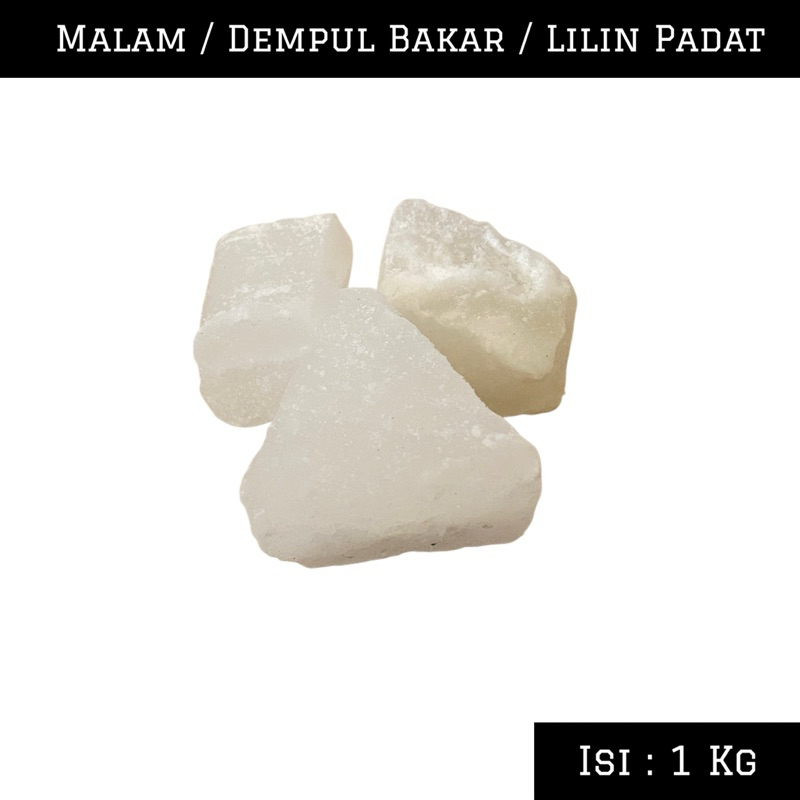 (1 Kg) Dempul Bakar Lilin Parafin | Dempul Lilin Padat / Malam