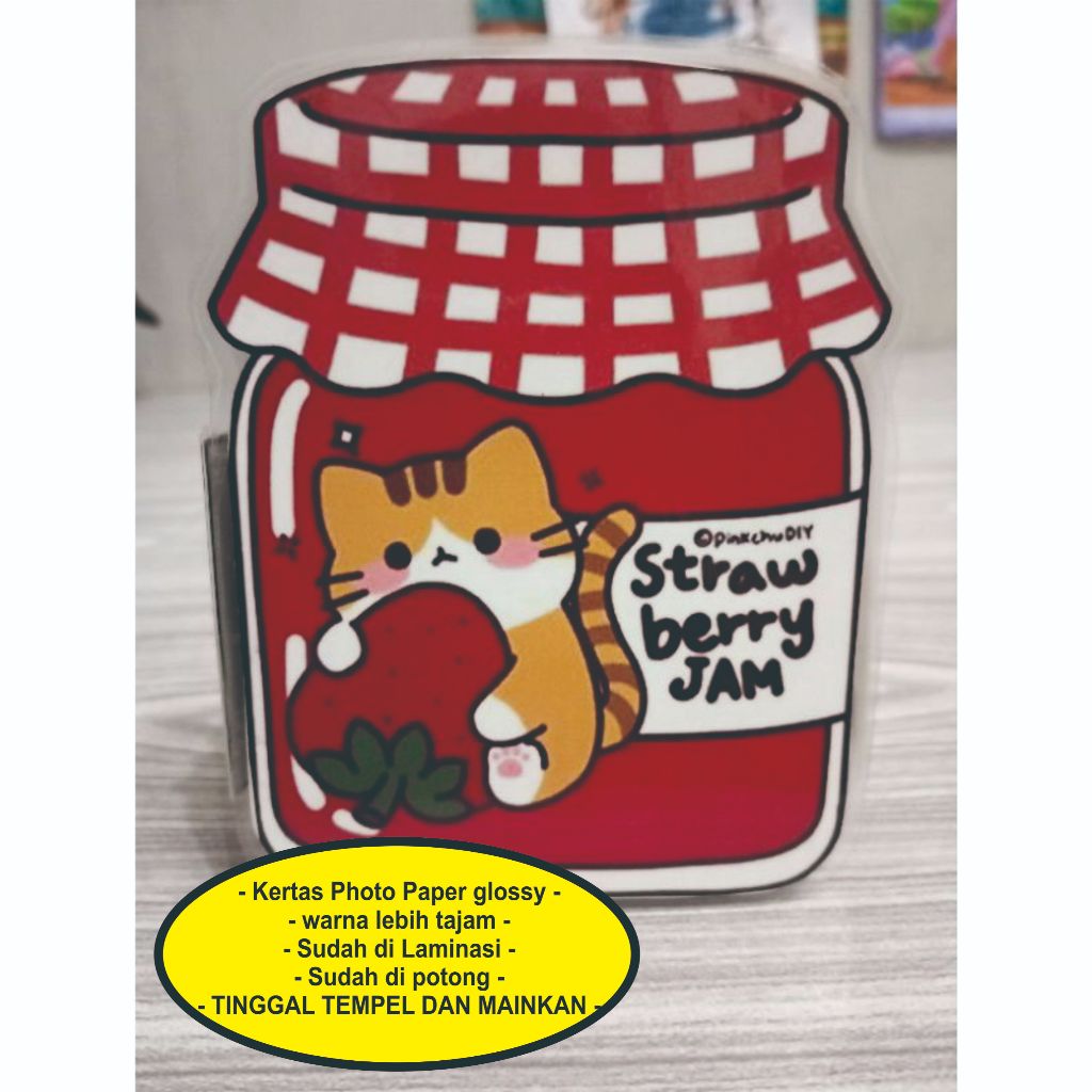 [laminasi] Squishy book Strawberry Jam/ Paper doll book strawberry jam/ Quite Book