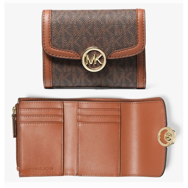 Michael Kors Leida Medium Signature Logo Wallet