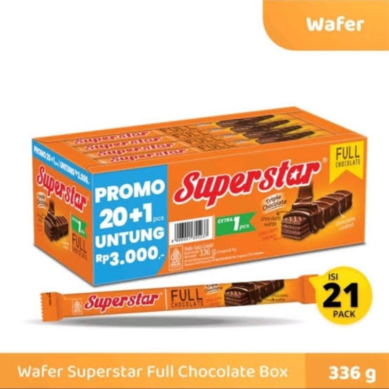 

Superstar Triple Chocolate 1 Box Isi 20pcs