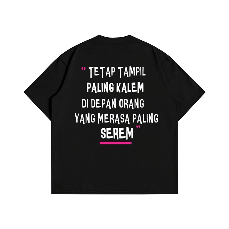 [ORI] Tshirt Tetap Tampil kalem cottom 24s Kaos Pria