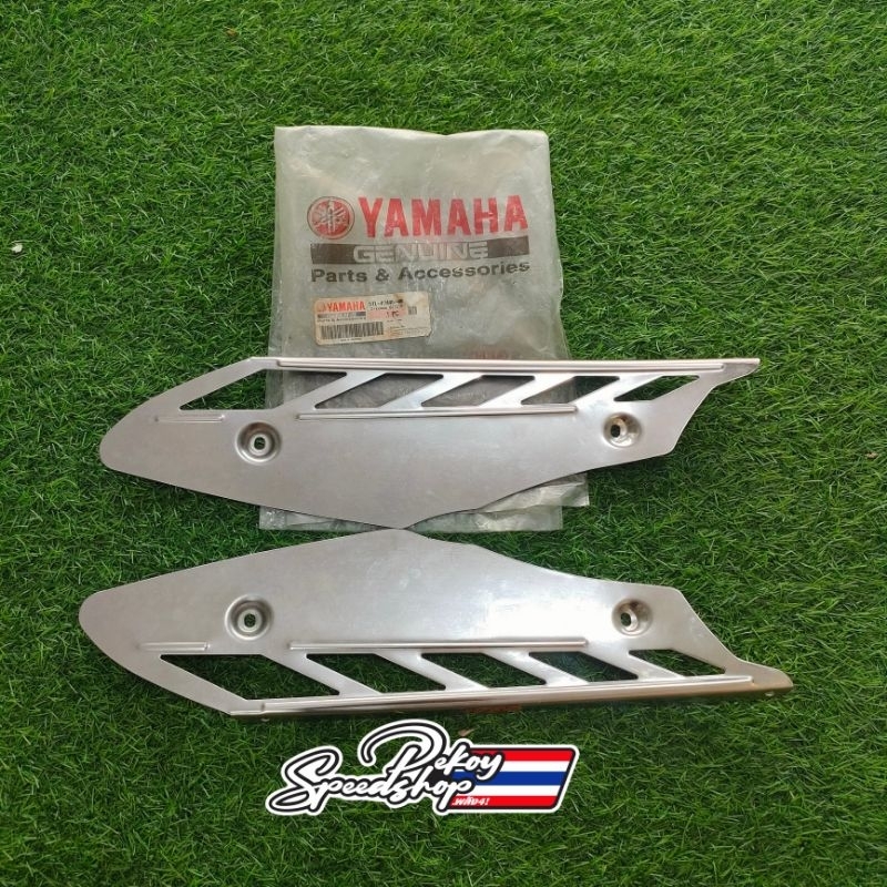 Bodres bodrest pijakan kaki untuk motor Mio Aksesoris garnish stainless bodres injekan pijakan kaki 