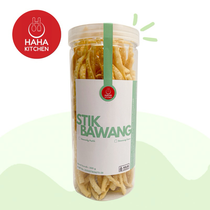 

[TOPLES]Stik Bawang Haha Kitchen Renyah dan Gurih 100% Halal Oleh-oleh Bandung Kue Bawang camilan