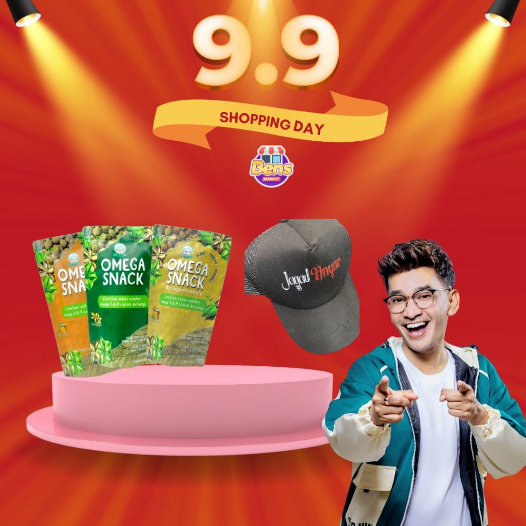 

OMEGA SNACK 3PCS Free Topi Jagad Anyar