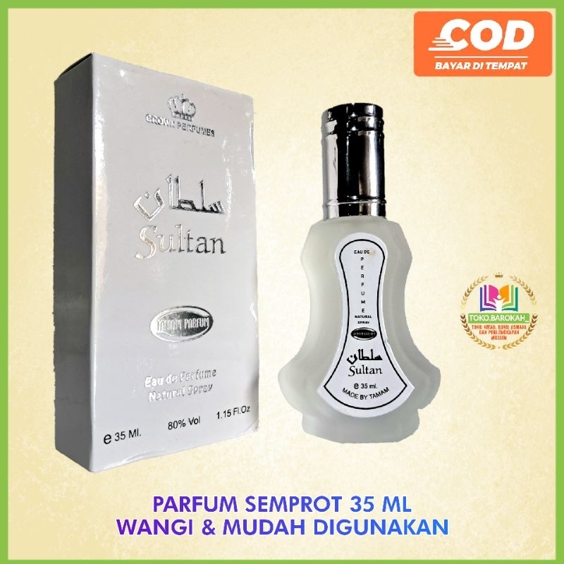 Parfum Sultan 35 ml Spray Tinggal Semprot Pada Pakaian Parfum Spray Sultan Parfum Semprot Sultan Par