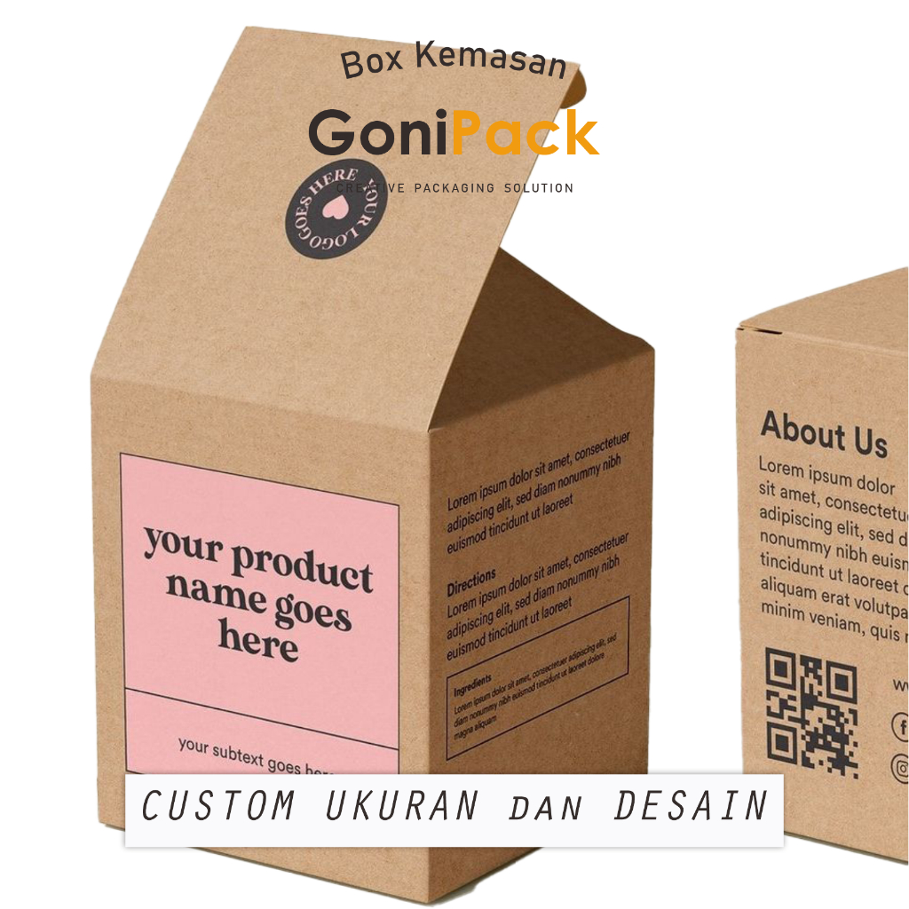 

CUSTOM BOX KOTAK KEMASAN NON KARDUS KRAFT