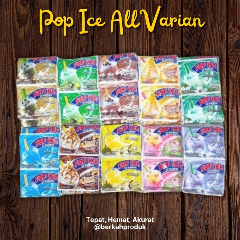 

Pop Ice 25gr Es Blender 1 Renceng Isi 10 sachet