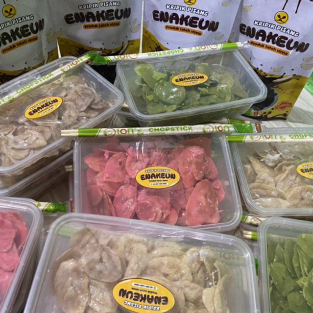 

KERIPIK PISANG COKLAT LUMER ENAKEUN PRODUK TETEH VINNA/VARIAN TIRAMISU/MATCHA/STRAWBERRY/SNACK
