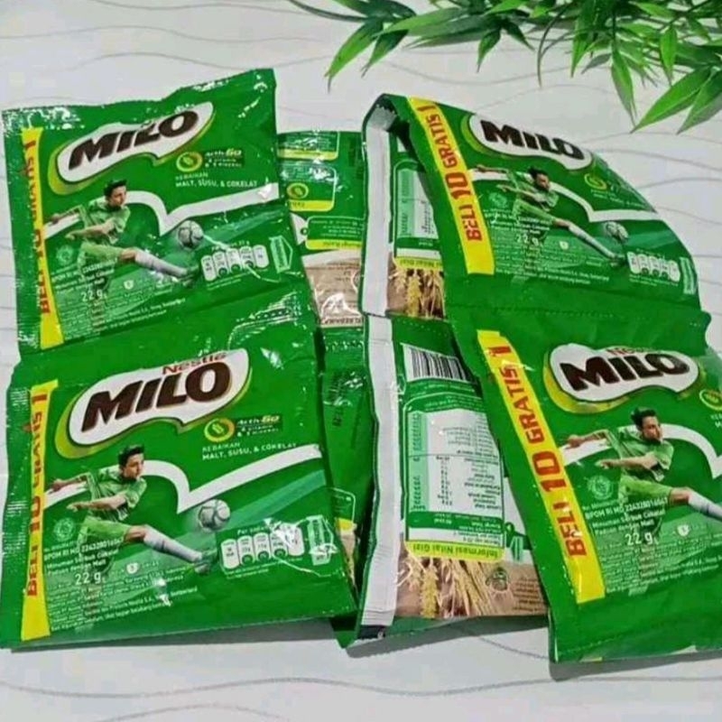 

Isi 1 Renteng Milo Sachet Renceng Isi 10 Sachet Kemasan 22Gram