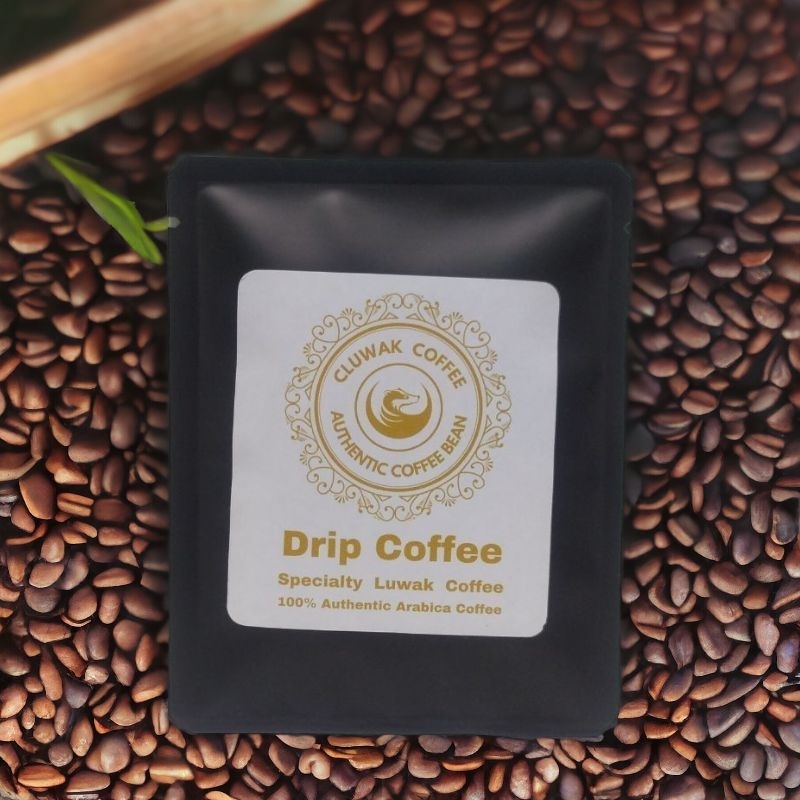 

DRIP COFFEE CLUWAK SPECIALTY LUWAK COFFEE AUTHENTIC 100% ARABICA COFFEE BEAN PREMIUM [ JAMIN ORIGINAL BIO ]