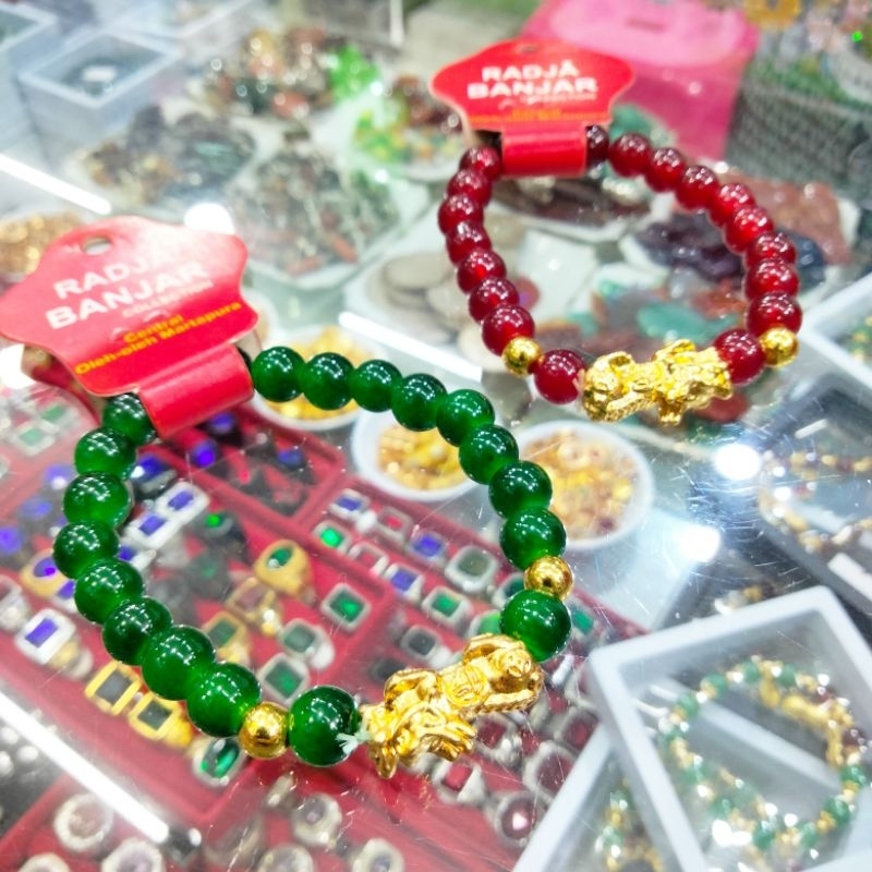 Gelang Pixiu Batu Alam