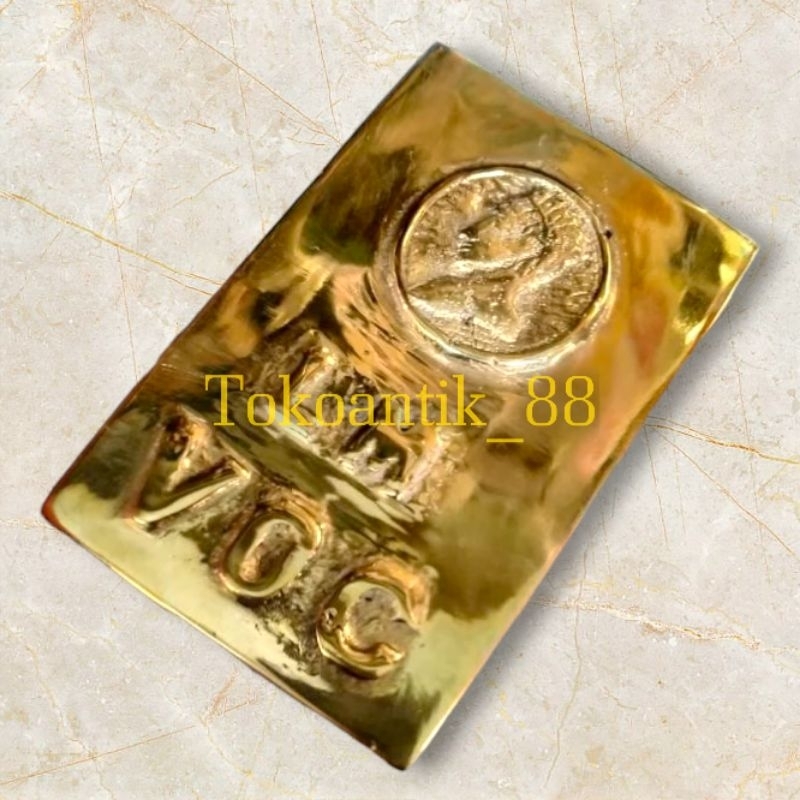 Replika emas batangan Bahan Kuningan Ratu wilhemia