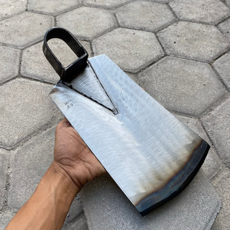 Cangkul Ganco tanah bahan baja anti lengkep siap pakai - Cangkul Sawah Tajam