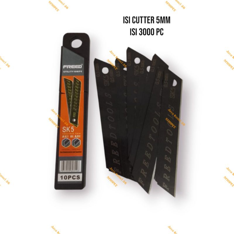 

Isi Cutter Besar / Refill Cutter Besar / Mata Pisau Cutter Besar FREED