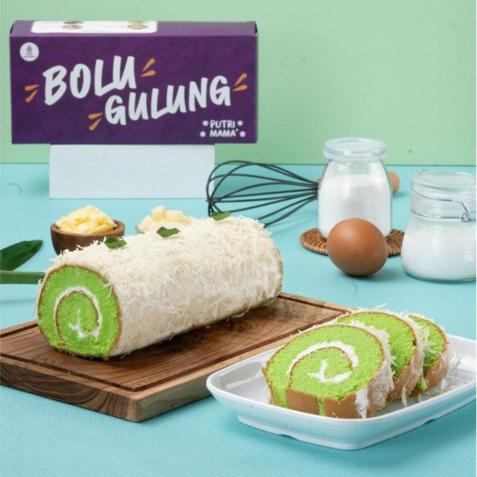 

Putri Mama Cake Bolu Gulung Roll Cake Lembut