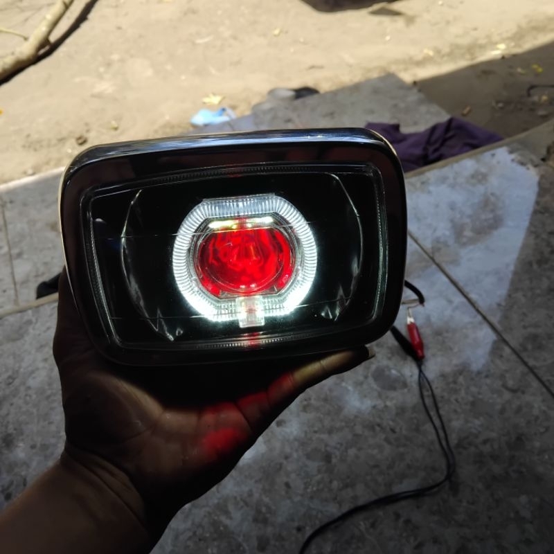 LAMPU DEPAN WIN100 BILED LED