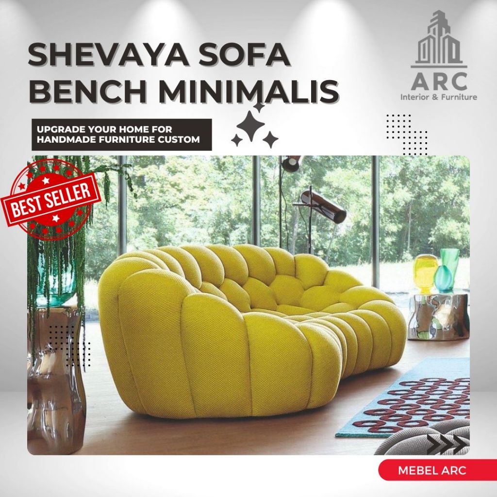 Kursi Sofa Bench Santai Minimalis / Relaxing Sofa Bench