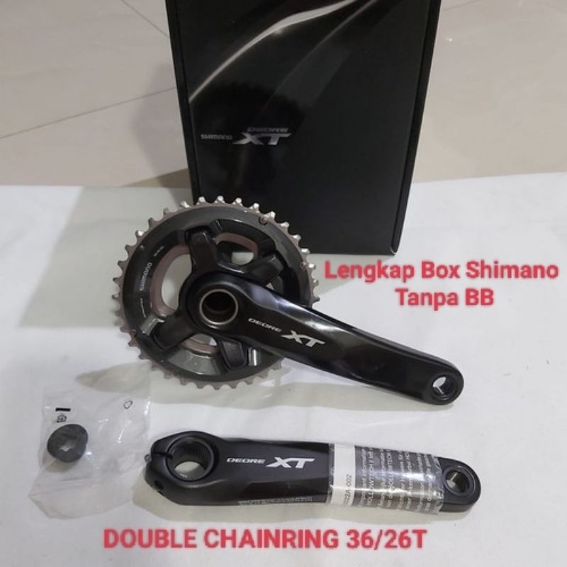 Crank Shimano Deore  XT M8000 Dual 36-26T