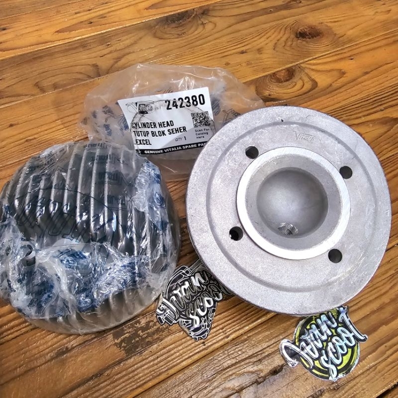 CYLINDER HEAD VESPA BLOK VESPA SILINDER HEAD BUSI VESPA BLOK KOP VESPA BURING HEAD VESPA