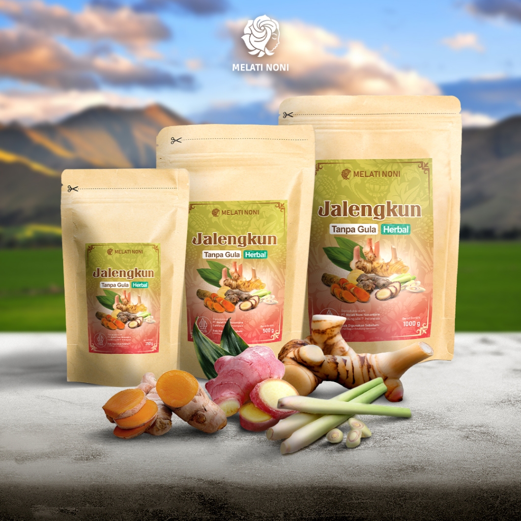 

Jahe Merah Lengkuas Kunyit Sereh Wangi Bubuk Murni Tanpa Gula Jalengkun Herbal Melati Noni Original