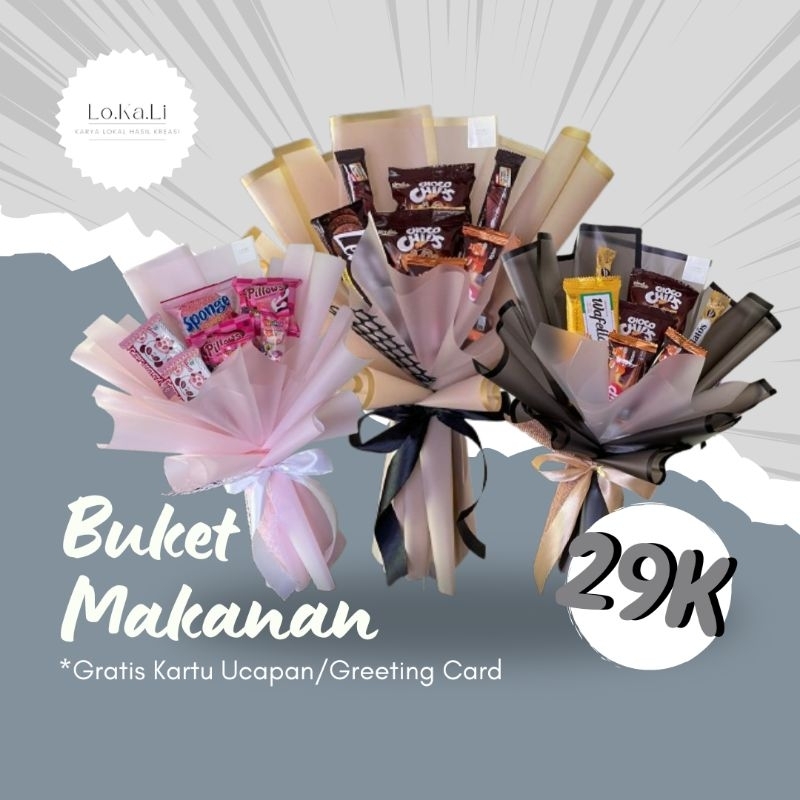 

[TERMURAH] Buket Makanan | Buket Snack | Buket Wisuda| Buket Kado