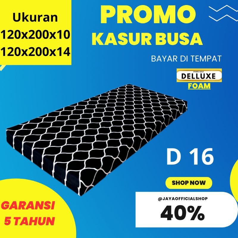 PROMO TERBARU SERIM Kasur Busa Tebal Super Yellow Ukuran 200x140x14 Spon Lantai Lipat Awet 5 Tahun