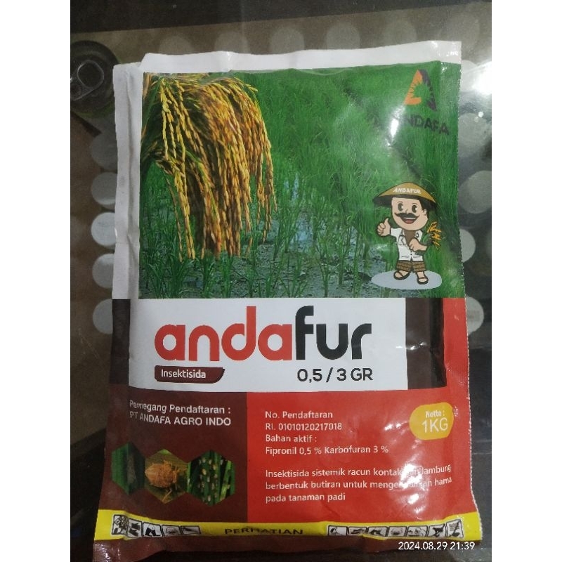 Obat hama penggerek batang Andafur 1Kg