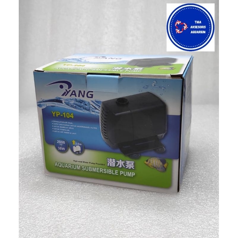 YANG YP 104 Mesin Pompa Air Celup Aquarium Aquascape Hidroponik