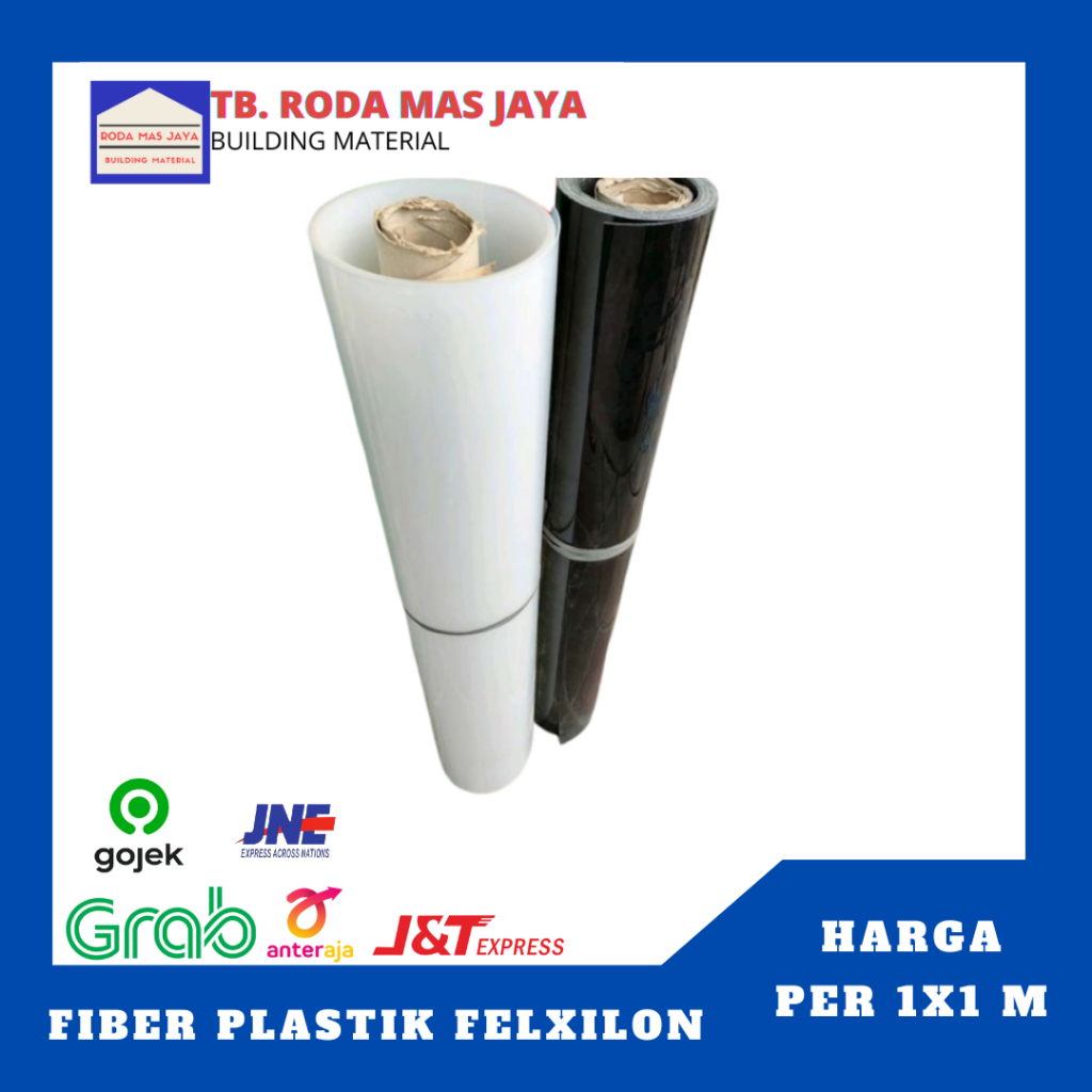FIBER PLASTIK FLEXILON PUTIH DAN COKLAT/FIBER PAGAR/FIBER PLASTIK 1METER