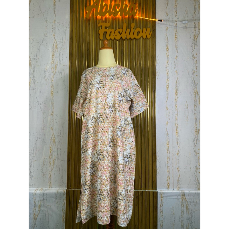 Daster Rayon Pendek Selutut Busui Friendly