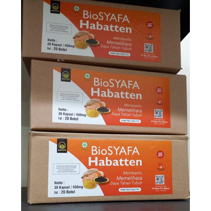 Biosyafa CO-QTen/Biosyafa HABATTEN BIOSYAFA CQ10/Biosyafa Antioksidan (bisa ditawar)