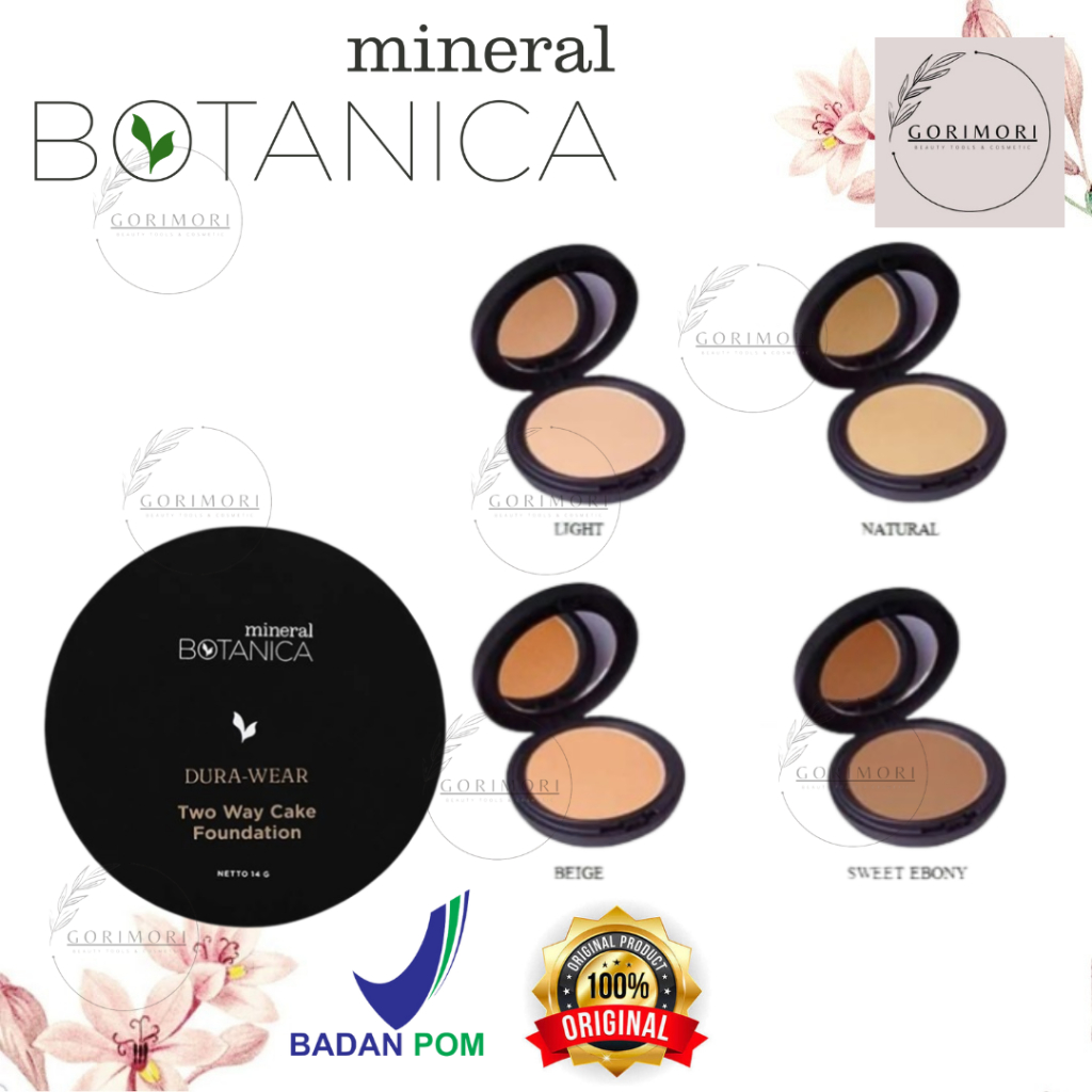 GORIMORI MINERAL BOTANICA DURA WEAR TWO WAY CAKE FOUNDATION (TWC) EXTRA 20%