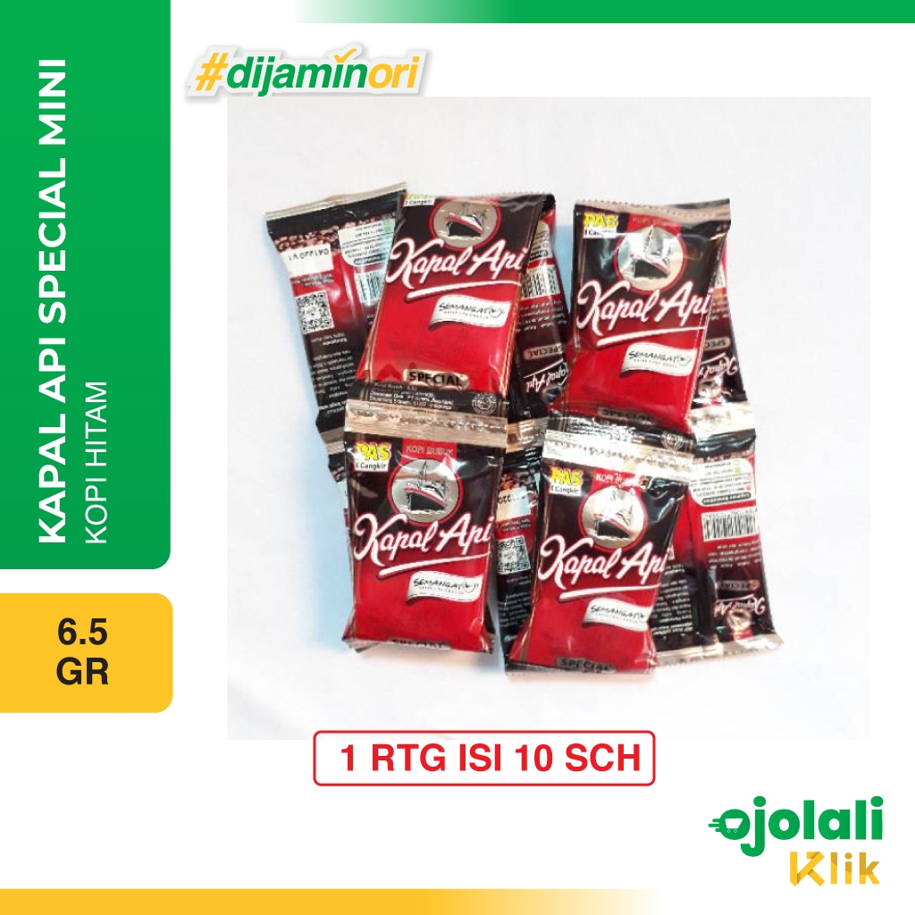 

(TERMURAH) KOPI KAPAL API MINI SPECIAL 6GR RENTENG ISI 10 SACHET