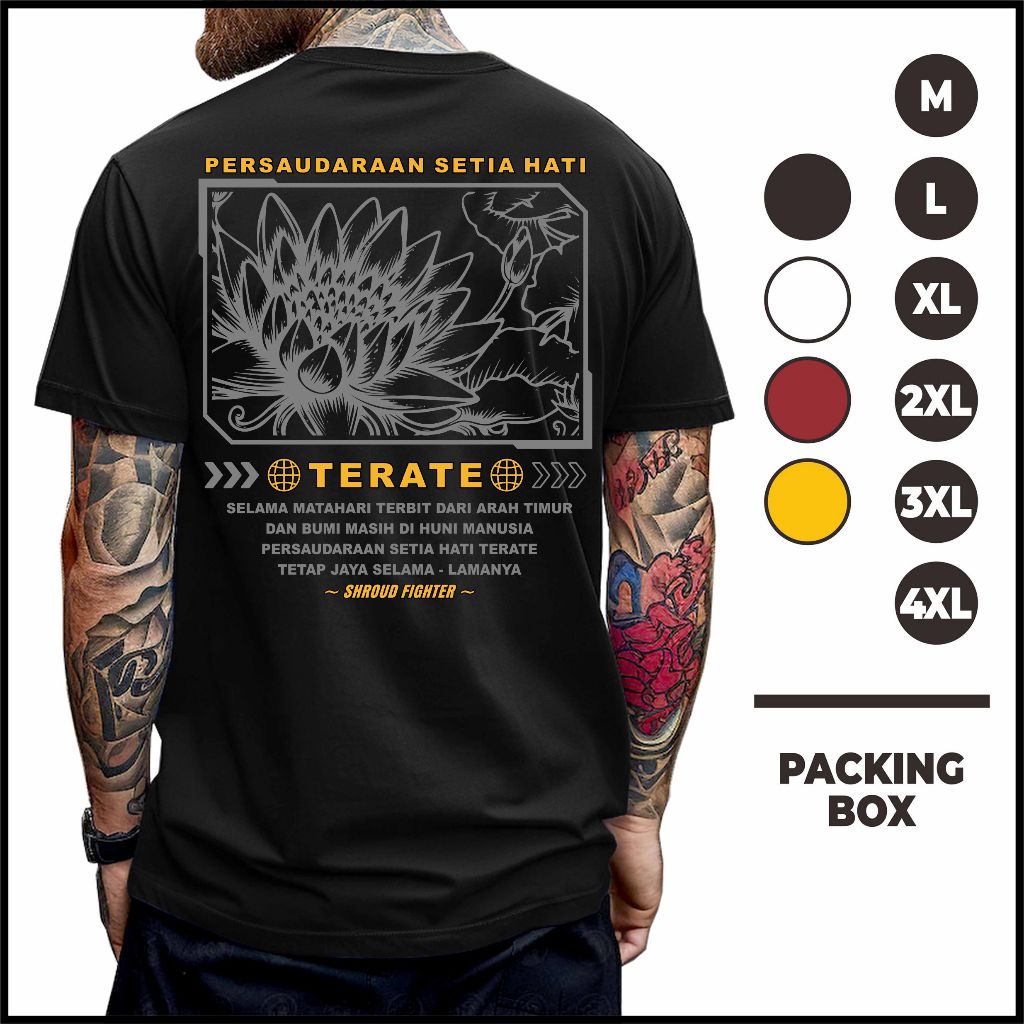 Kaos Tshrit Pria Wanita Bunga Terate Psht Sh Culture Lawasan Distro Catoon Oversize