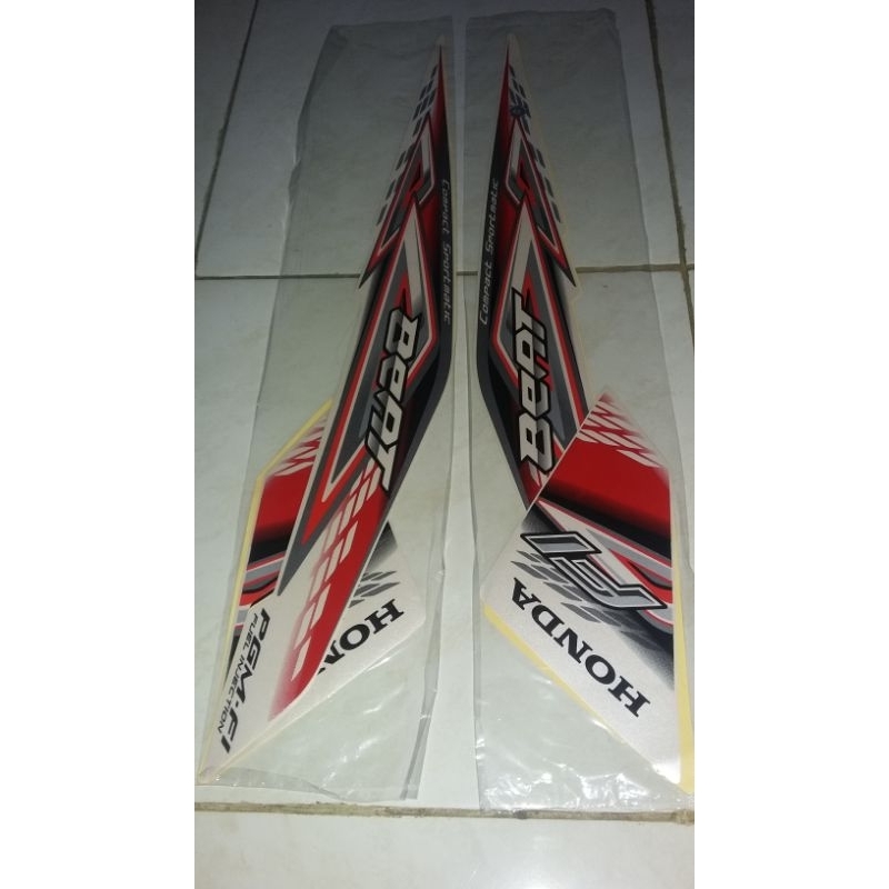 striping sticker lis decal standar ori honda beat fi 2014 beat injeksi 2015