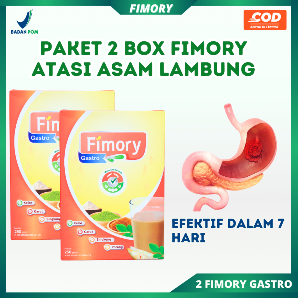 

FIMORY GASTRO PAKET 2 - Minuman Sehat Obat Herbal Asam Lambung | BPOM