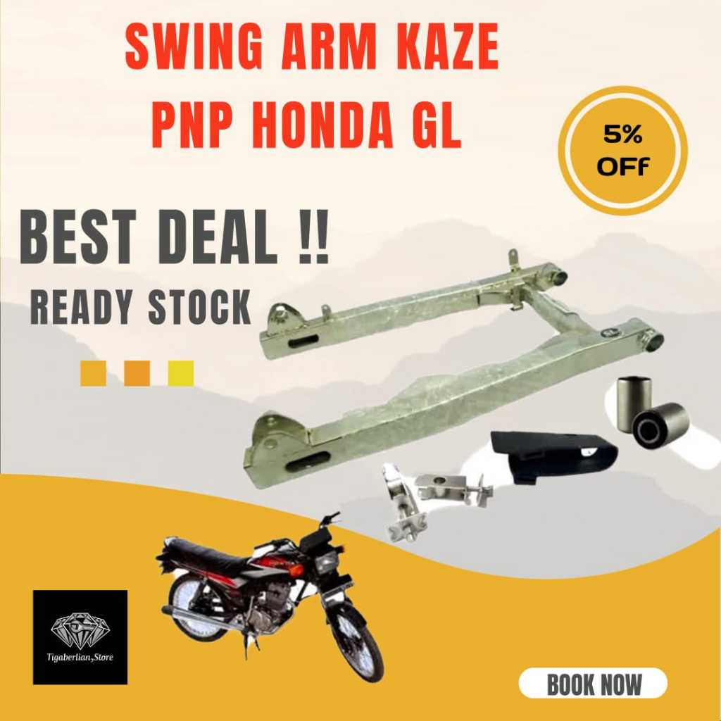 Swing Arm Arem Kaze pnp Honda GL Max GL Pro Tebal Crom