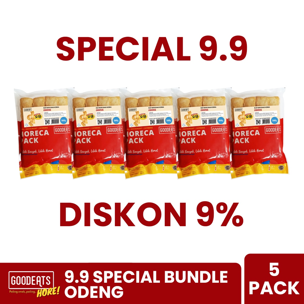 

SPECIAL 9.9 - GOOD EATS BUNDLE ODENG 500 GR - 5 PACK