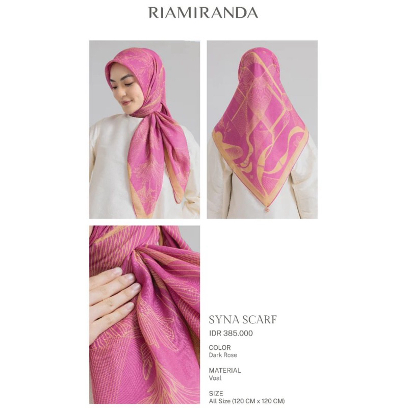 SAGITTA SCARF RIA MIRANDA, NEW ORIGINAL WITH BOX