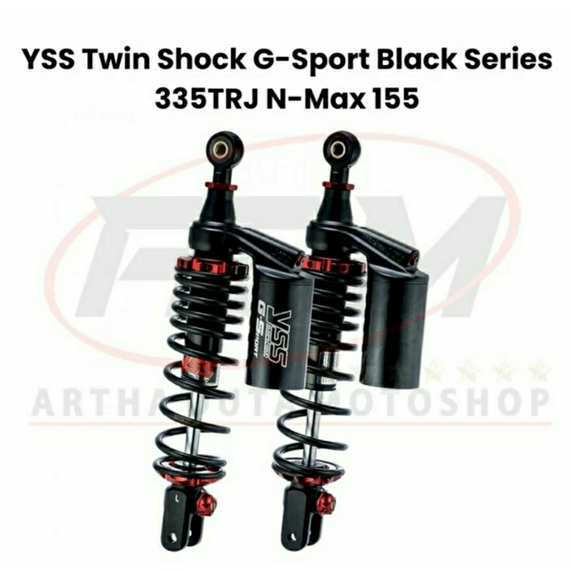 YSS Twin Shock G-Sport Black Series 335TRJ NMAX 155
