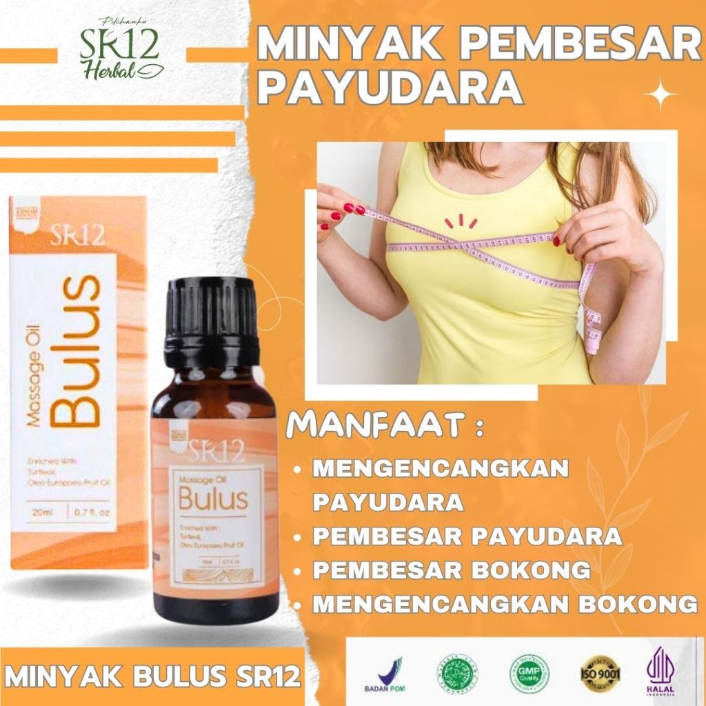 MASSAGE OIL BULUS SR12 Obat pembesar payudara Pembesar payudara ampuh Serum pembesar payudara Minyak