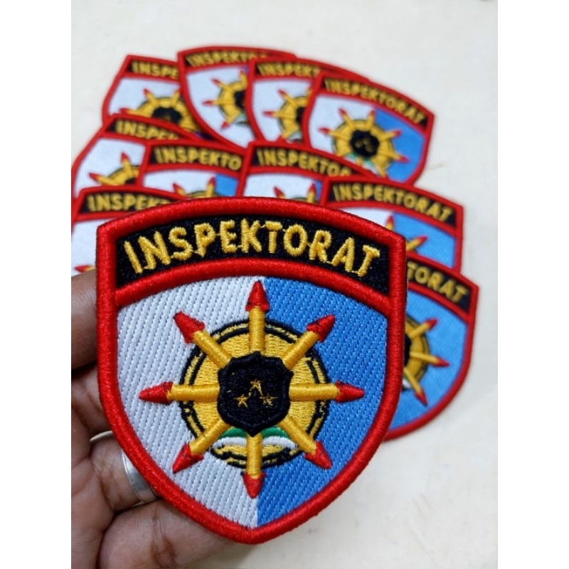 ATRIBUT POLRI BORDIR INSPEKTORAT LENGAN 3D
